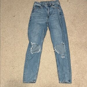 American Eagle Outfitters Blue Jeans Distressed Style